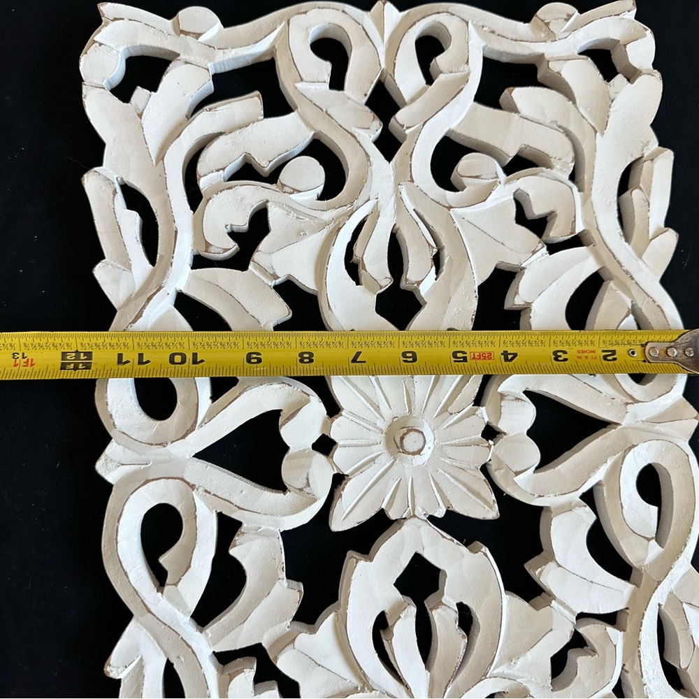 Intricate Cream Wall Art Panel - Picture 11 of 16